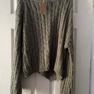 Natural Life Love this Sweater L/XL Olive